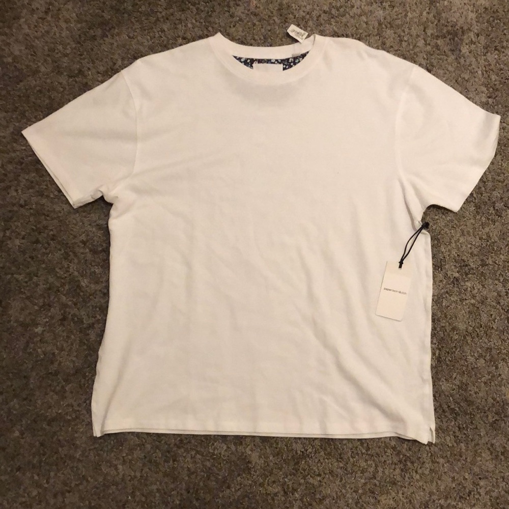 Paper denim and cloth polo